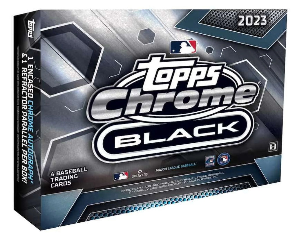 2023 Chrome Black Baseball Trading Card Hobby Box L392