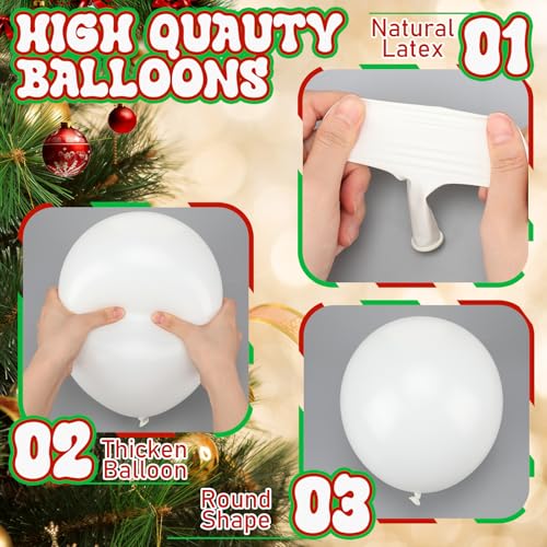 178 Pcs Christmas Baby Shower Balloon Arch Kit A266236