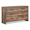 Solid Wood 6-Drawer Dresser Q654559