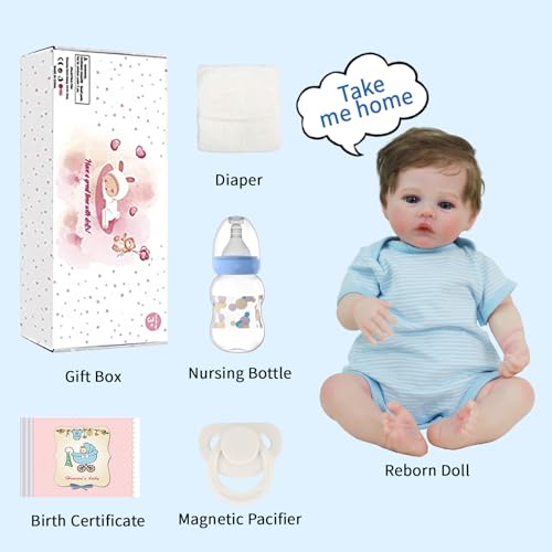 18 Inch Realistic Newborn Soft Body Baby Dolls with Accessories H4477