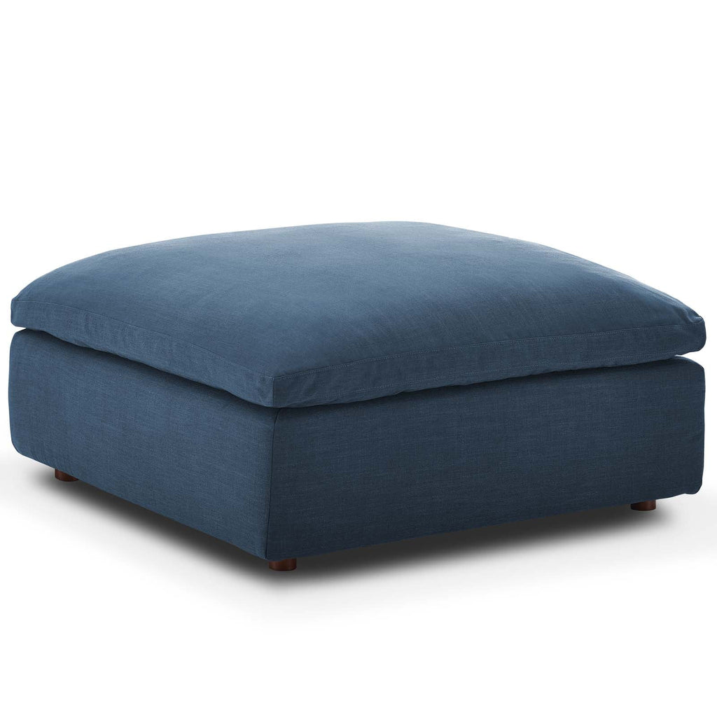Down Filled Overstuffed 5 Piece Sectional Sofa Set in Azure I63435
