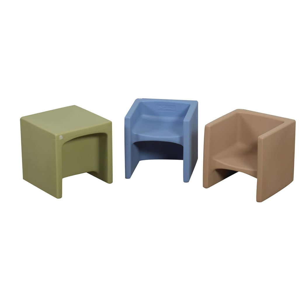 Set of 3 Woodland Kids Reading Chairs B736