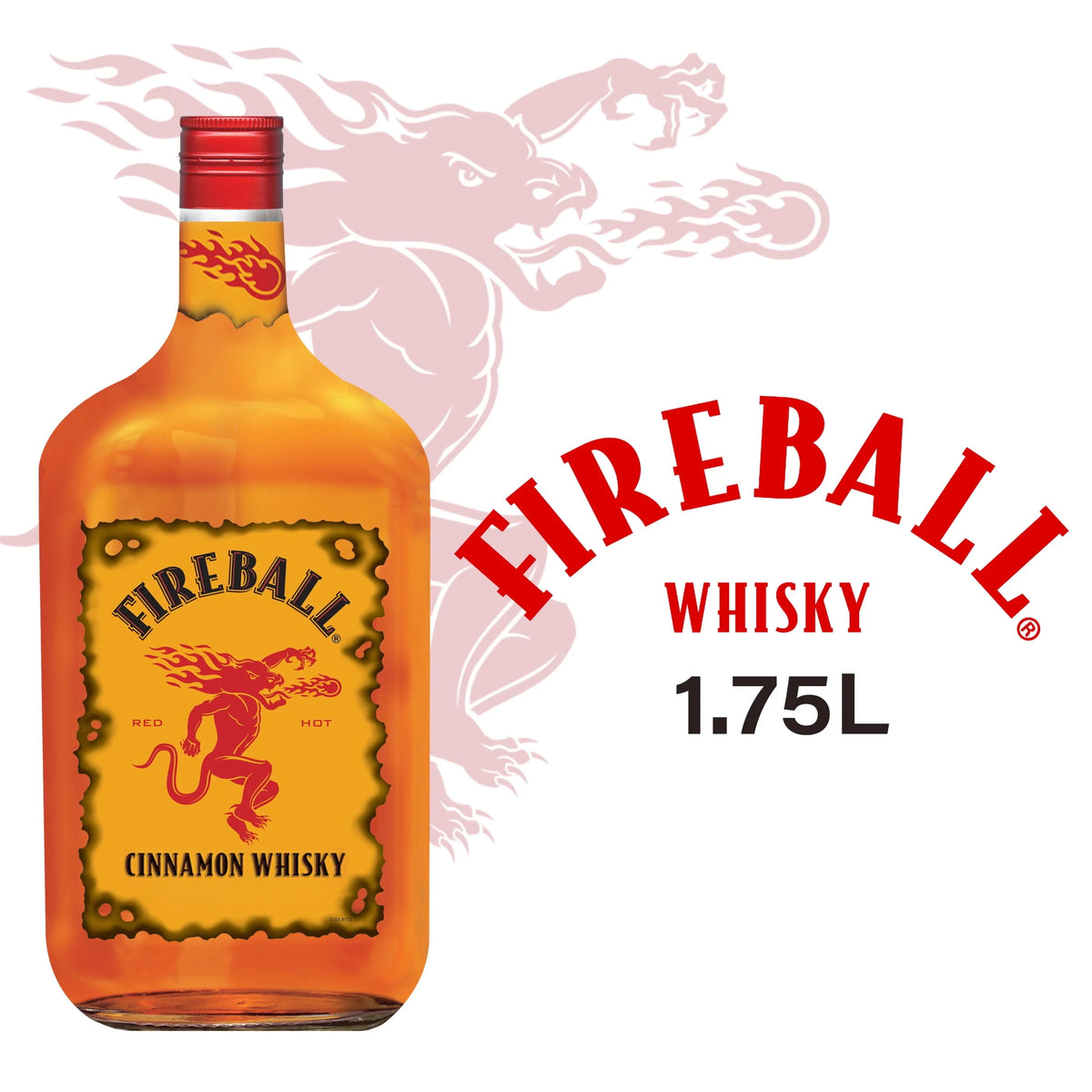 Cinnamon Whiskey 1.75L Glass Bottle O61891