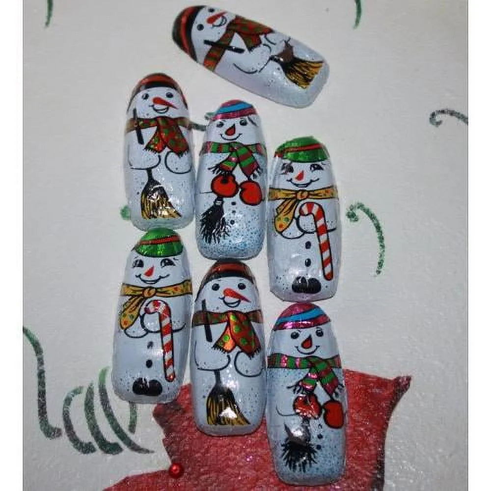 25 Pieces Milk Chocolate Snowmen L43791