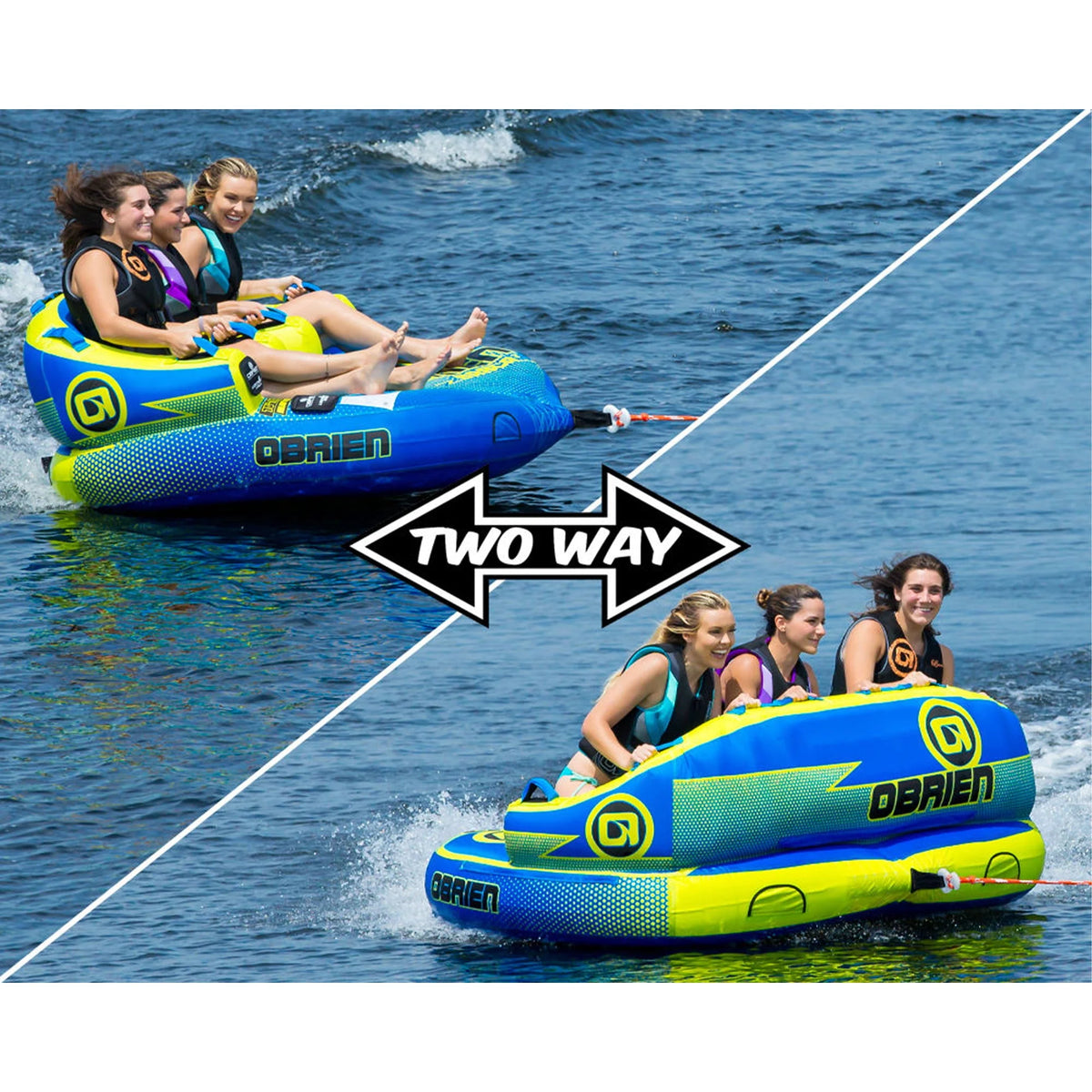 Inflatable 2 Person Water Tube Raft T76059
