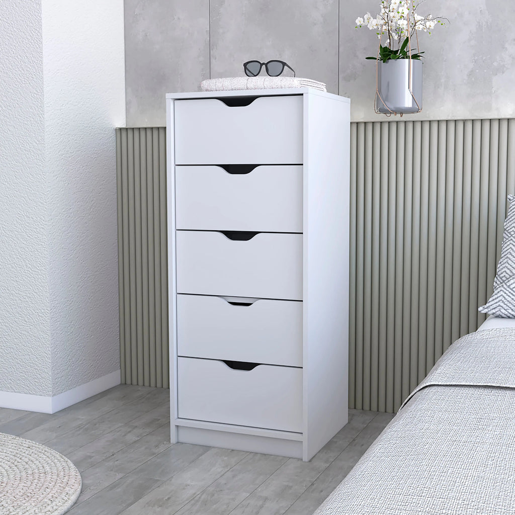 5 Narrow Drawer Dresser J500939