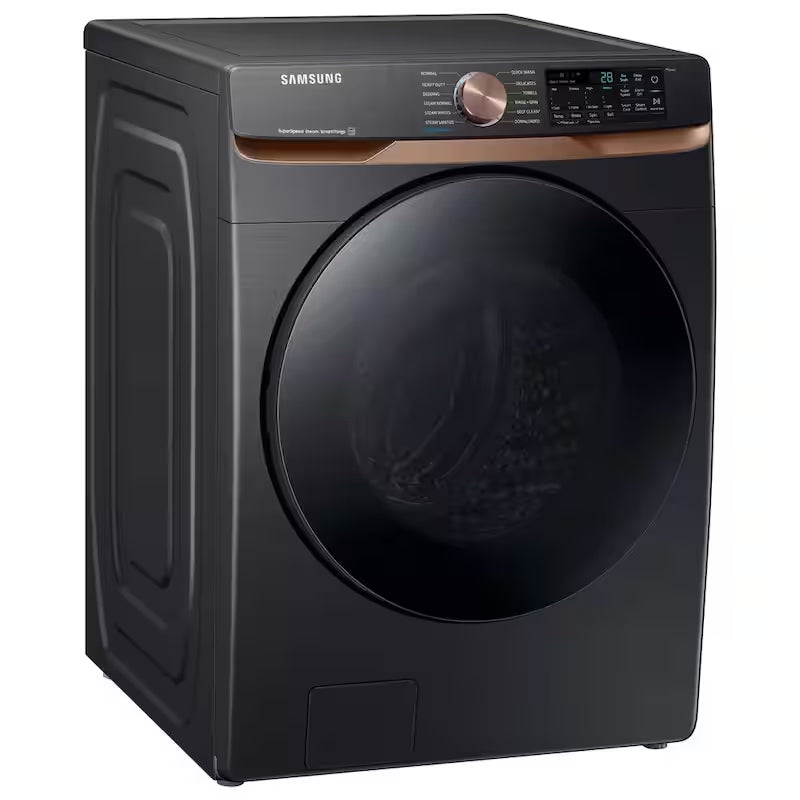 Extra Large Capacity Smart Front Load Washer in Brushed Black E294139