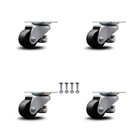Nylon Swivel Light Duty Floor Leveling Caster Set of 4 D967