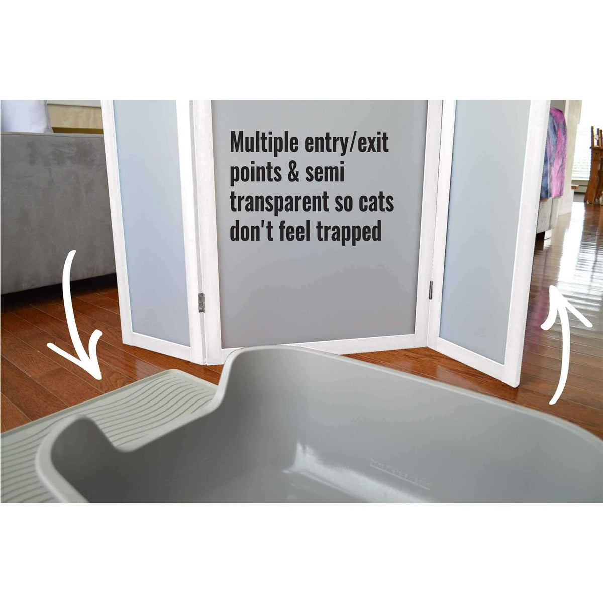 Cat Litter Box Privacy Screen S602834
