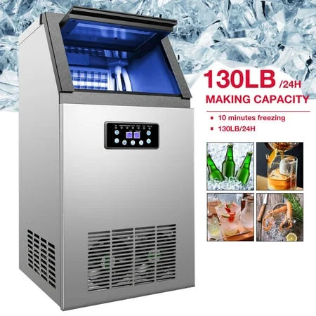 Commercial Ice Maker Machine 36 Ice Cube 130lb/24h X4472