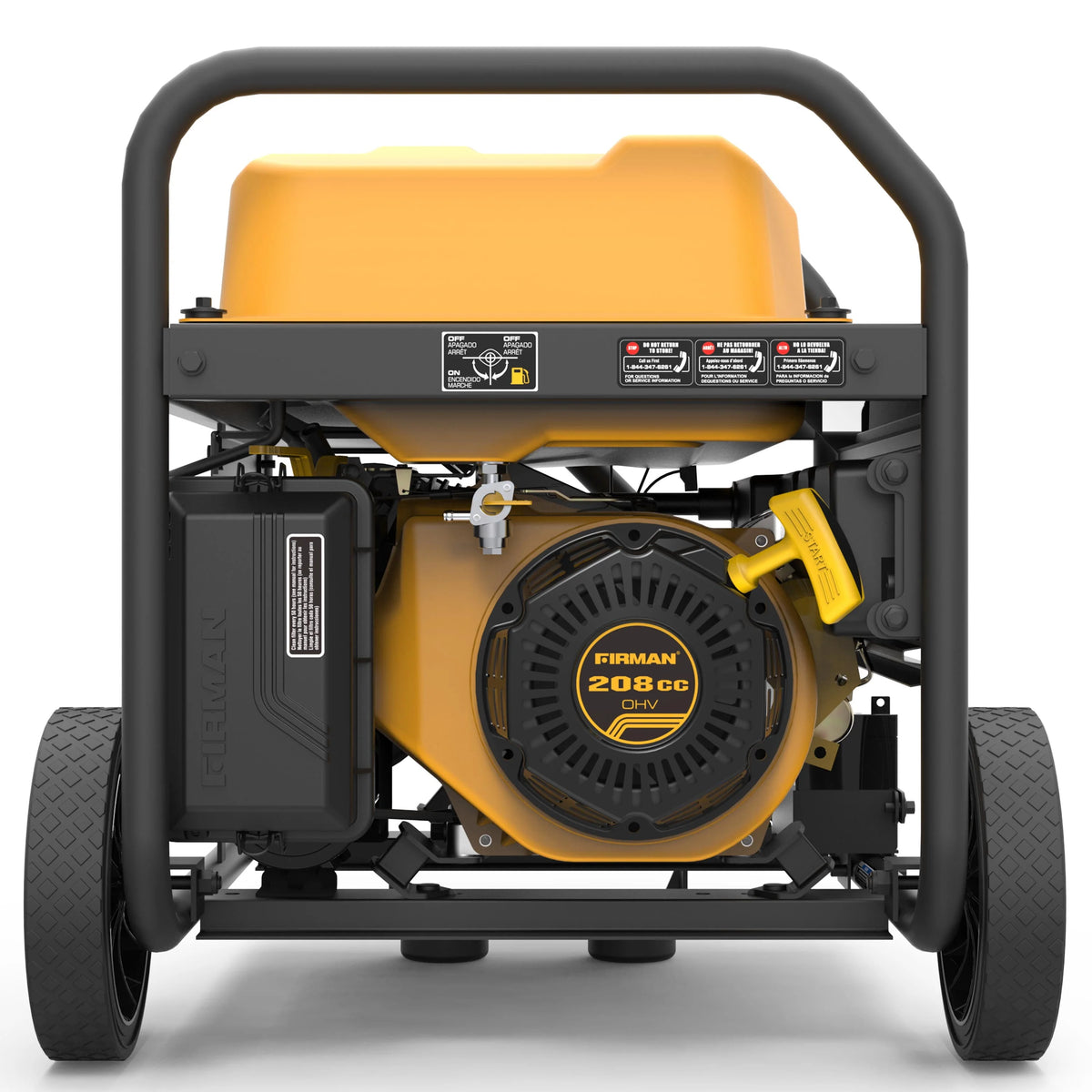 Gas Powered Portable Generator with Wheel Kit H417628