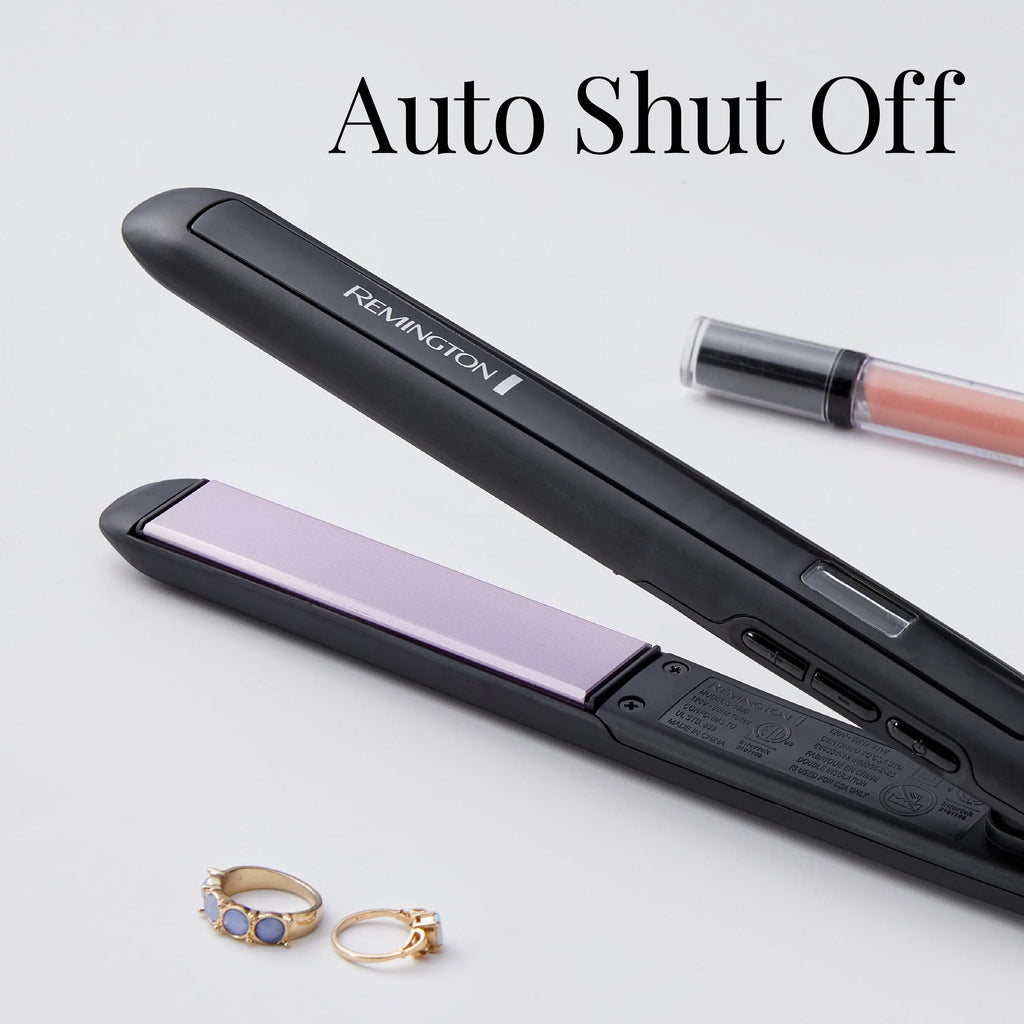 Black 1 3/4 Titanium Flat Iron Hair Straightener A217252