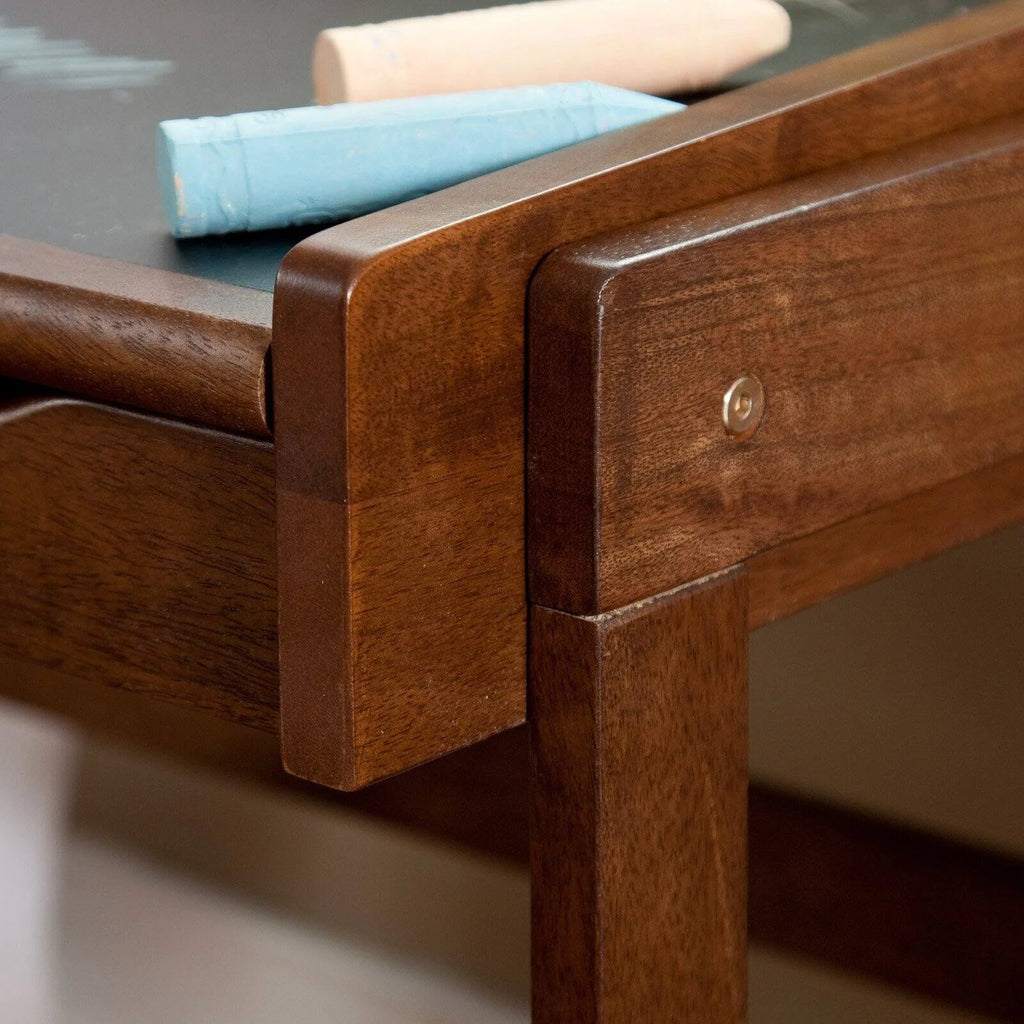 Child Study Desk and Chair Set Walnut Finish R257283