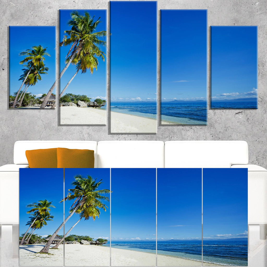 Canvas Artwork Print 60 in. Wide x 28 in. High 5 Equal Panels K542082