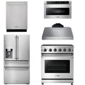 30 Propane Gas Range, Range Hood, Microwave, Refrigerator, Dishwasher I15684