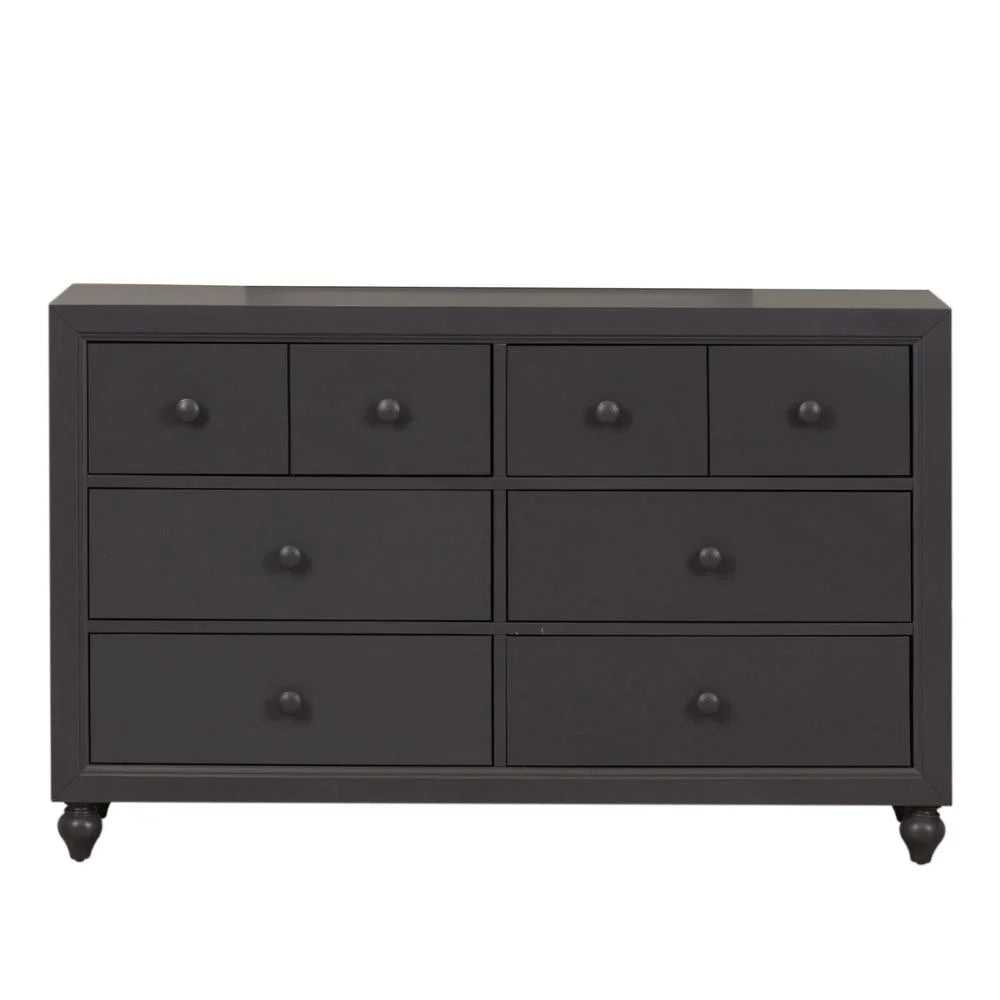 Dark Gray 6 Drawer Dresser R649326