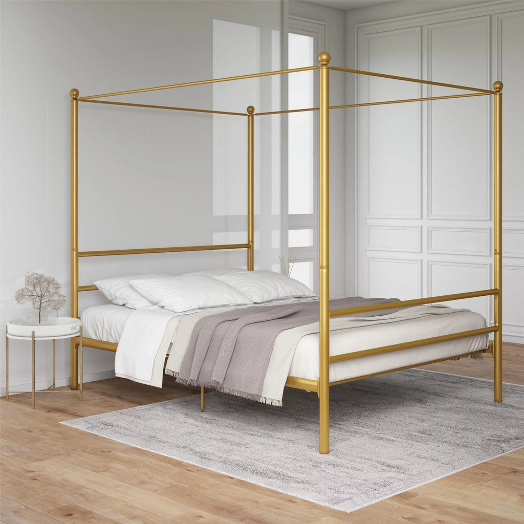 Metal Canopy Bed W6103