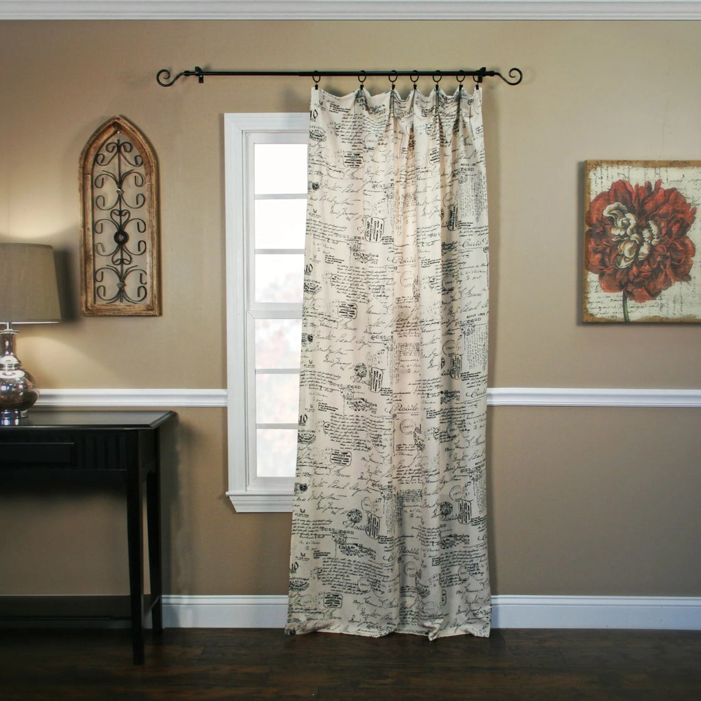 Crushed Taffeta Curtain Panel L89326