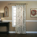 Crushed Taffeta Curtain Panel L89326