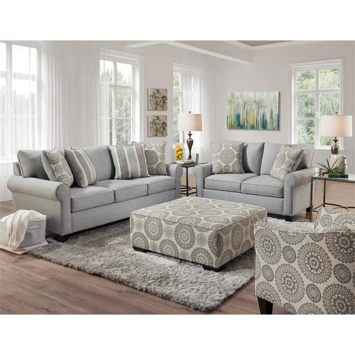 Oversized Square Ottoman K8116