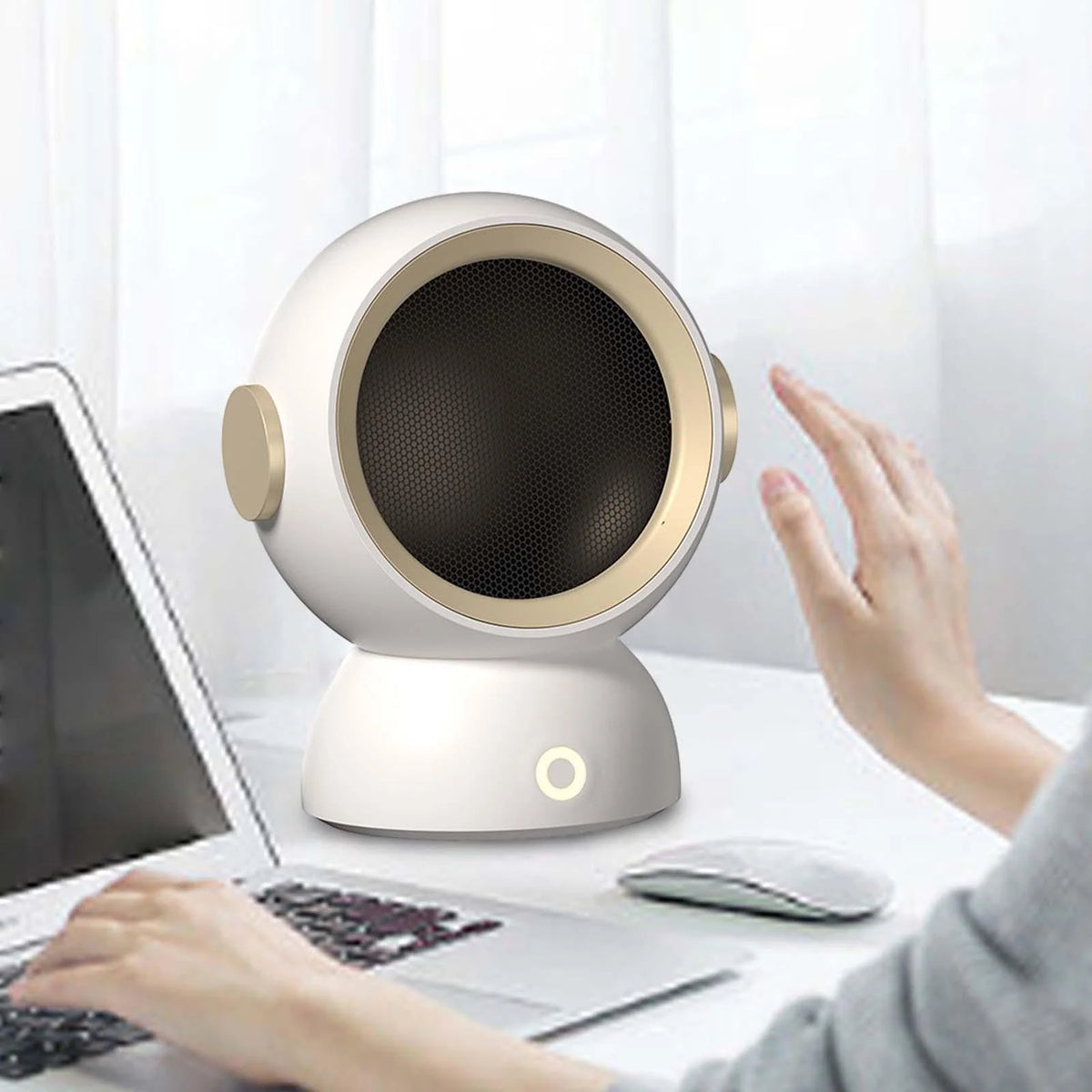 White Portable Electric Space Heater U514