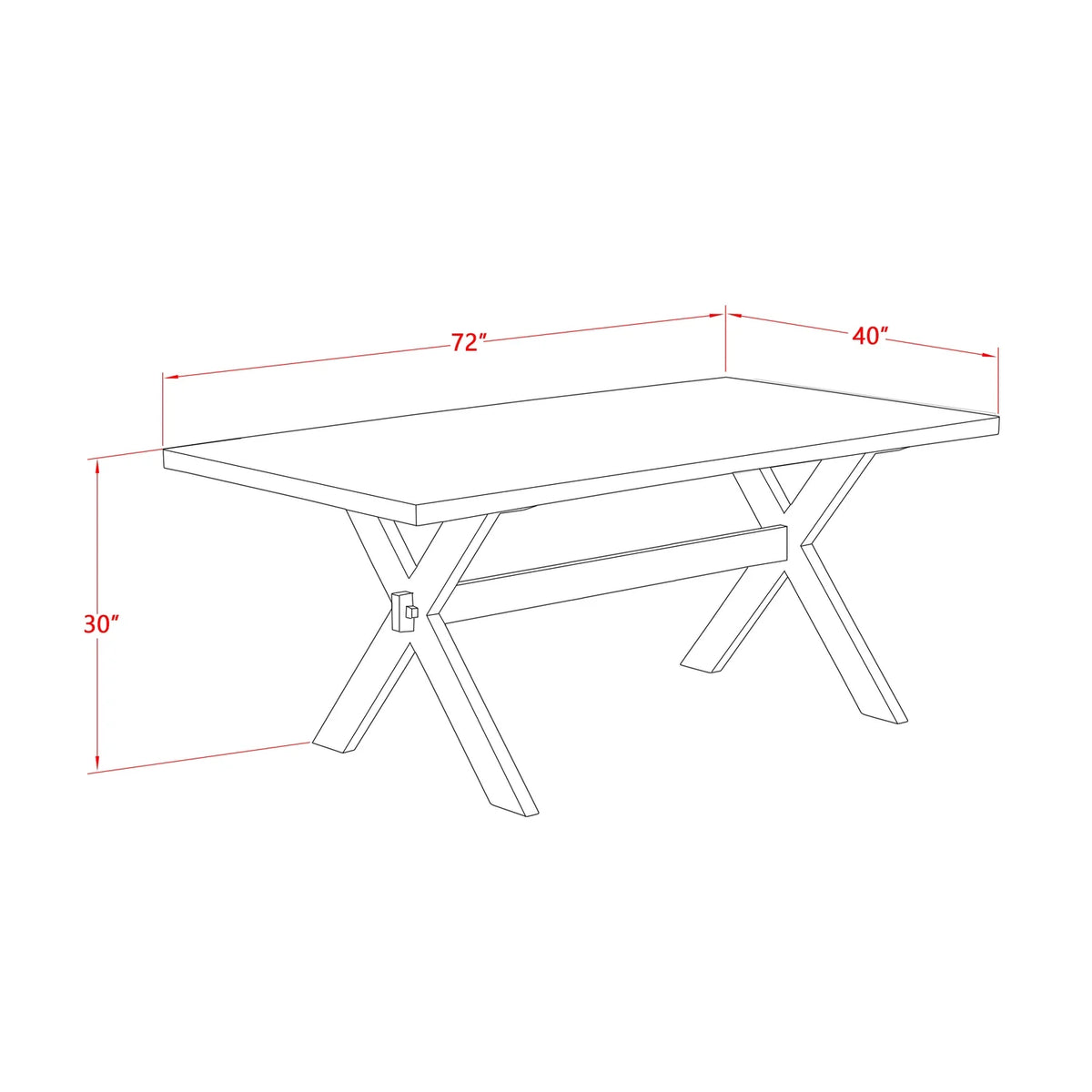 5 Piece Wood Dining Table Set Q224885