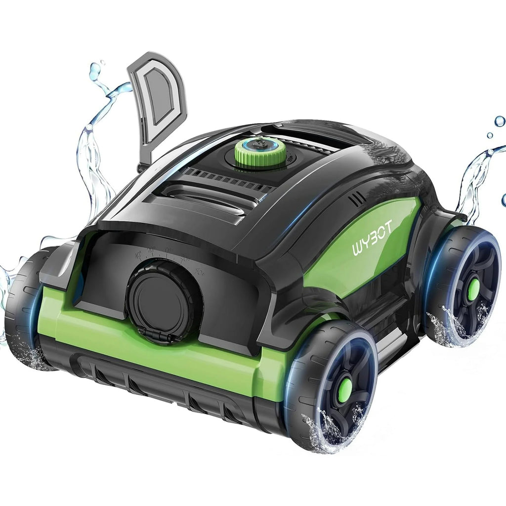 Cordless Robotic Pool Cleaner 45W 130Mins Black and Blue Z9358