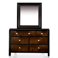 Multi-Tone Dresser And Mirror Set Q941038