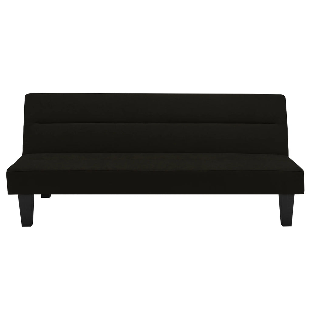 Black Microfiber Futon Y9883