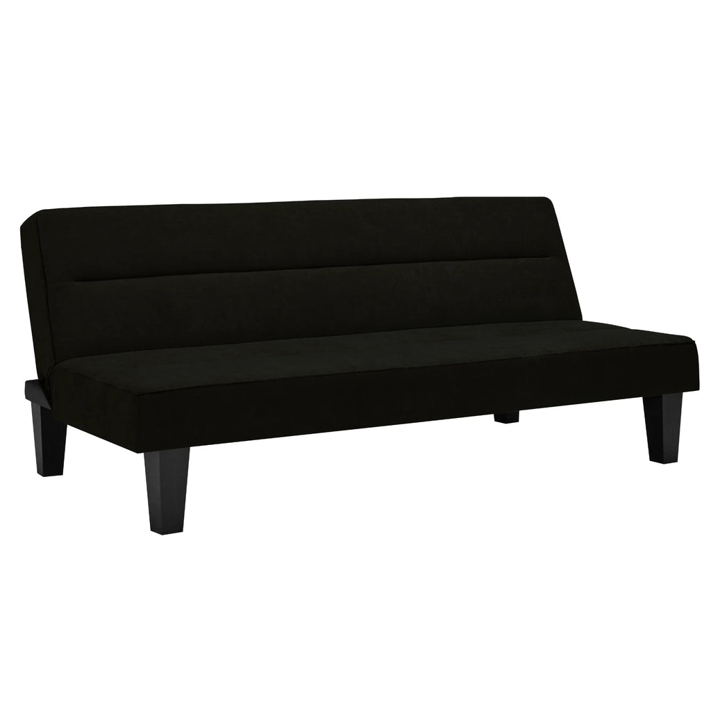 Black Microfiber Futon Y9883