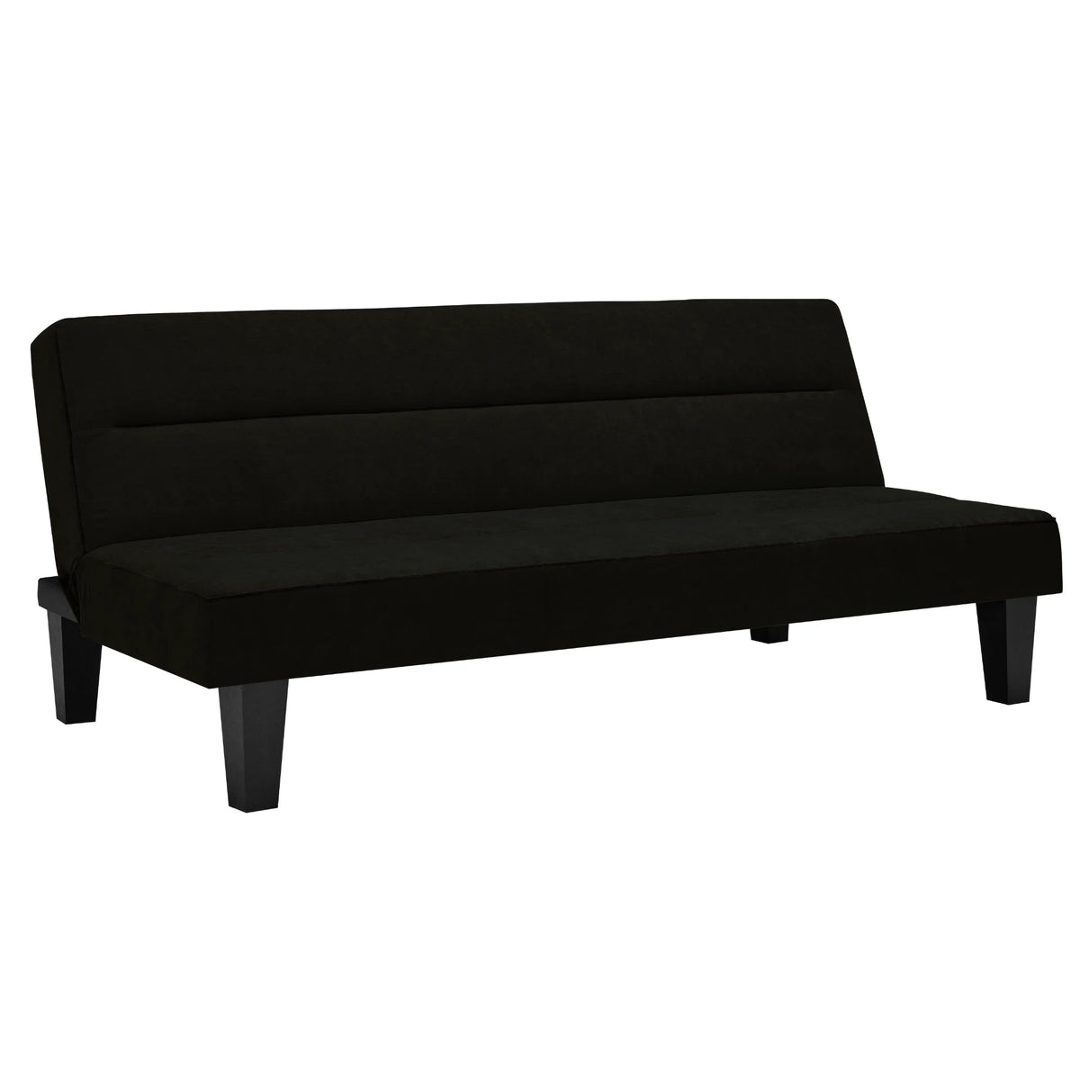 Black Microfiber Futon Y9883