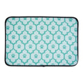 Off White Lattice Paw Pet Mat Q733742