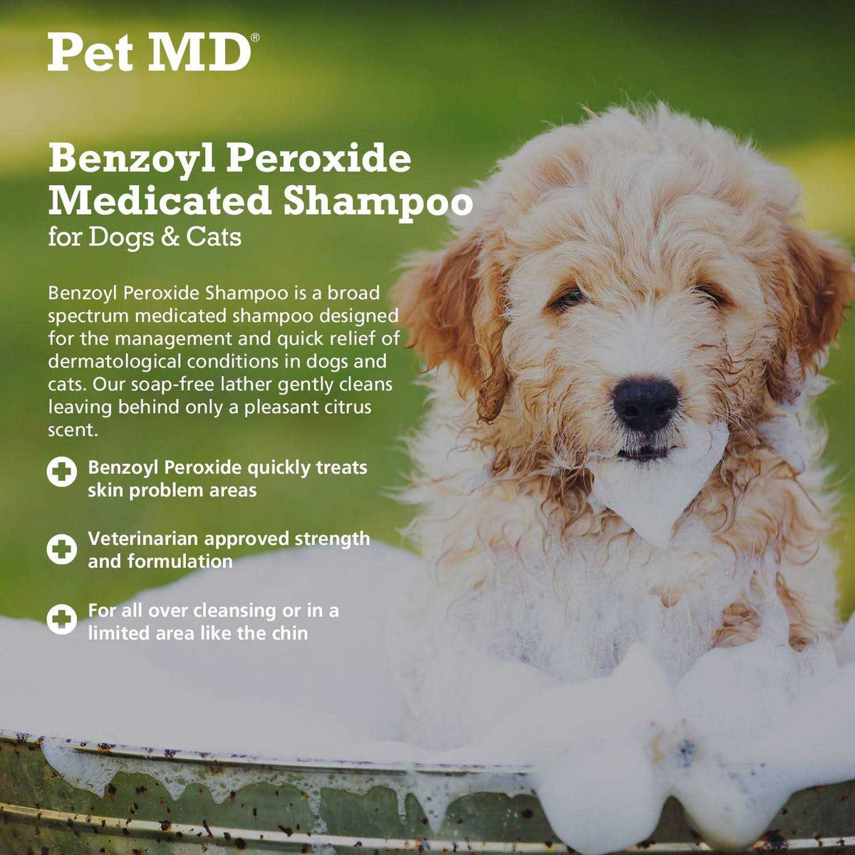 Benzoyl Peroxide Dog & Cat Shampoo C57941