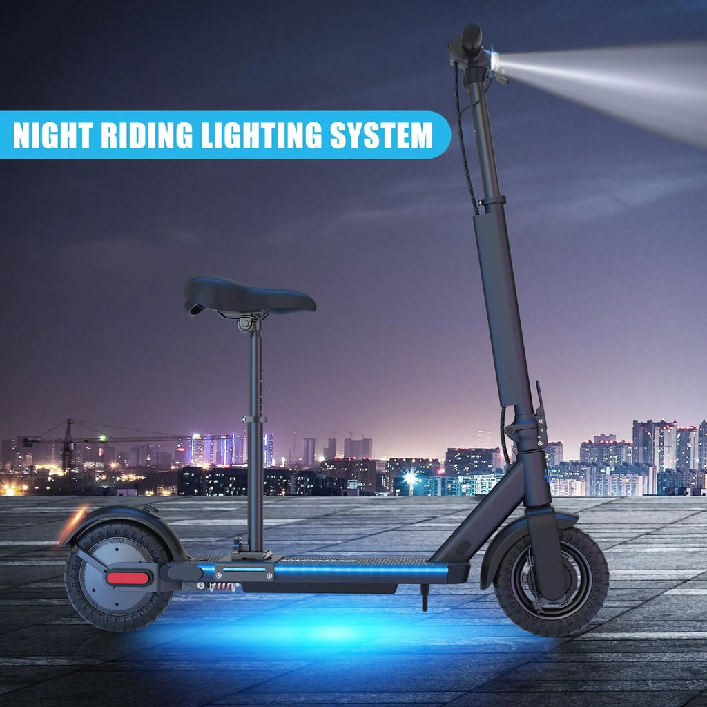 Electric Scooter Foldable 25 Miles Range 20 mph Silver K3922