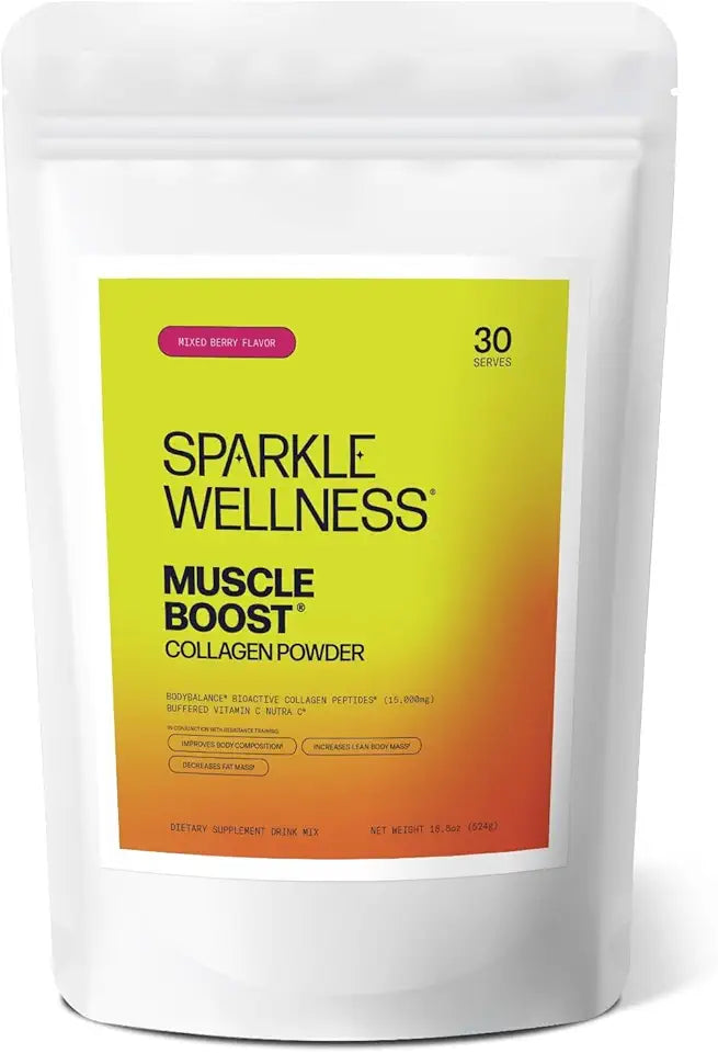Collagen Supplement Powder with Hydrolyzed Collagen Peptides & Buffered Vitamin C H105
