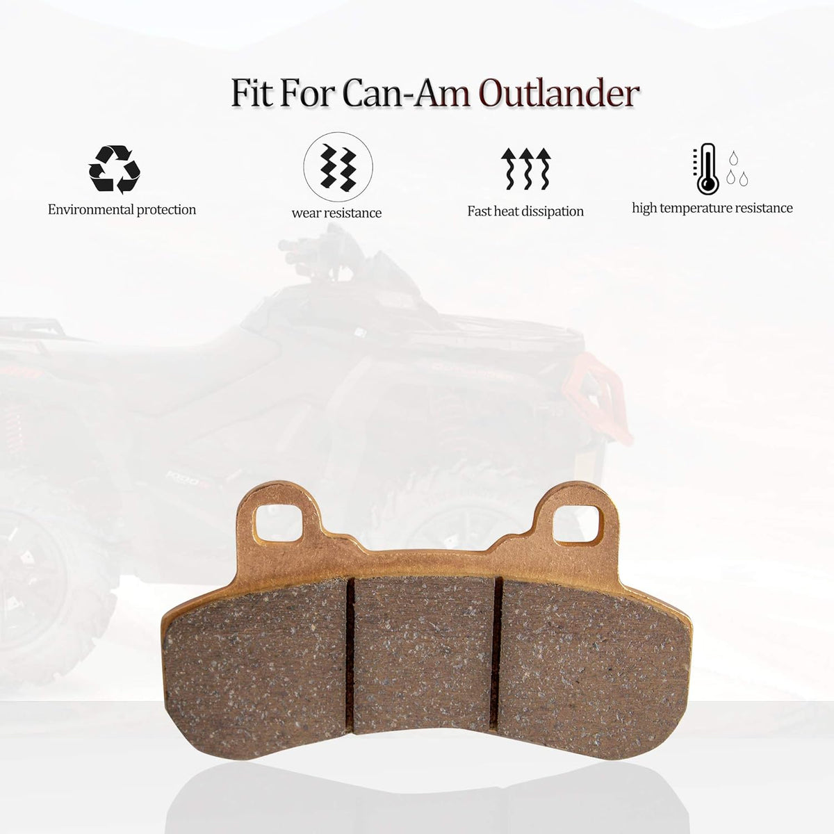 4 Sets Sintered Metal Brake Pads L610