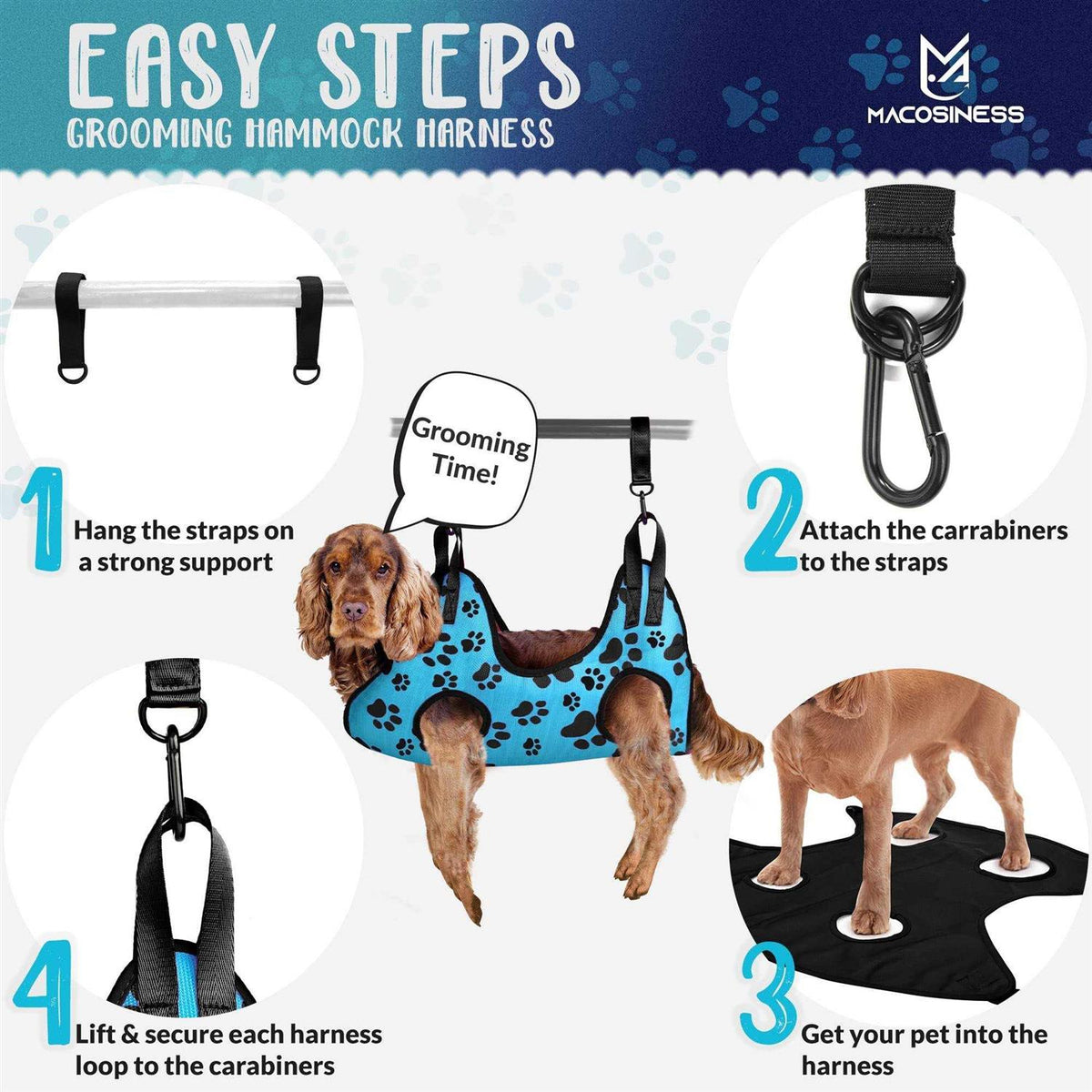 Pet Grooming Hammock Set N94904