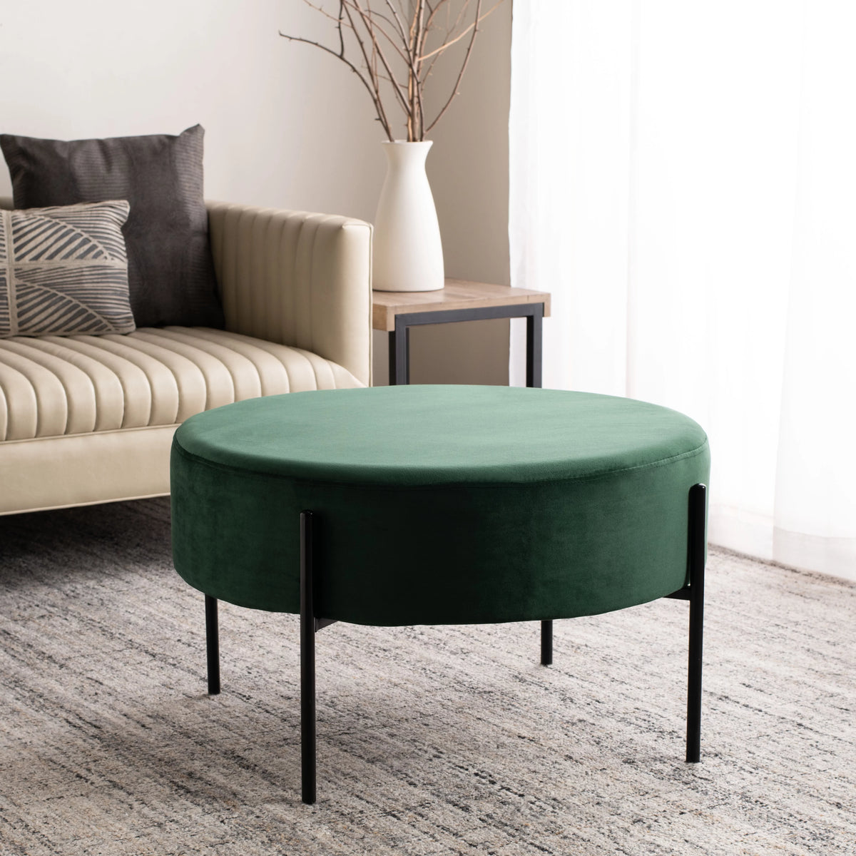 Round Cocktail Ottoman E31472