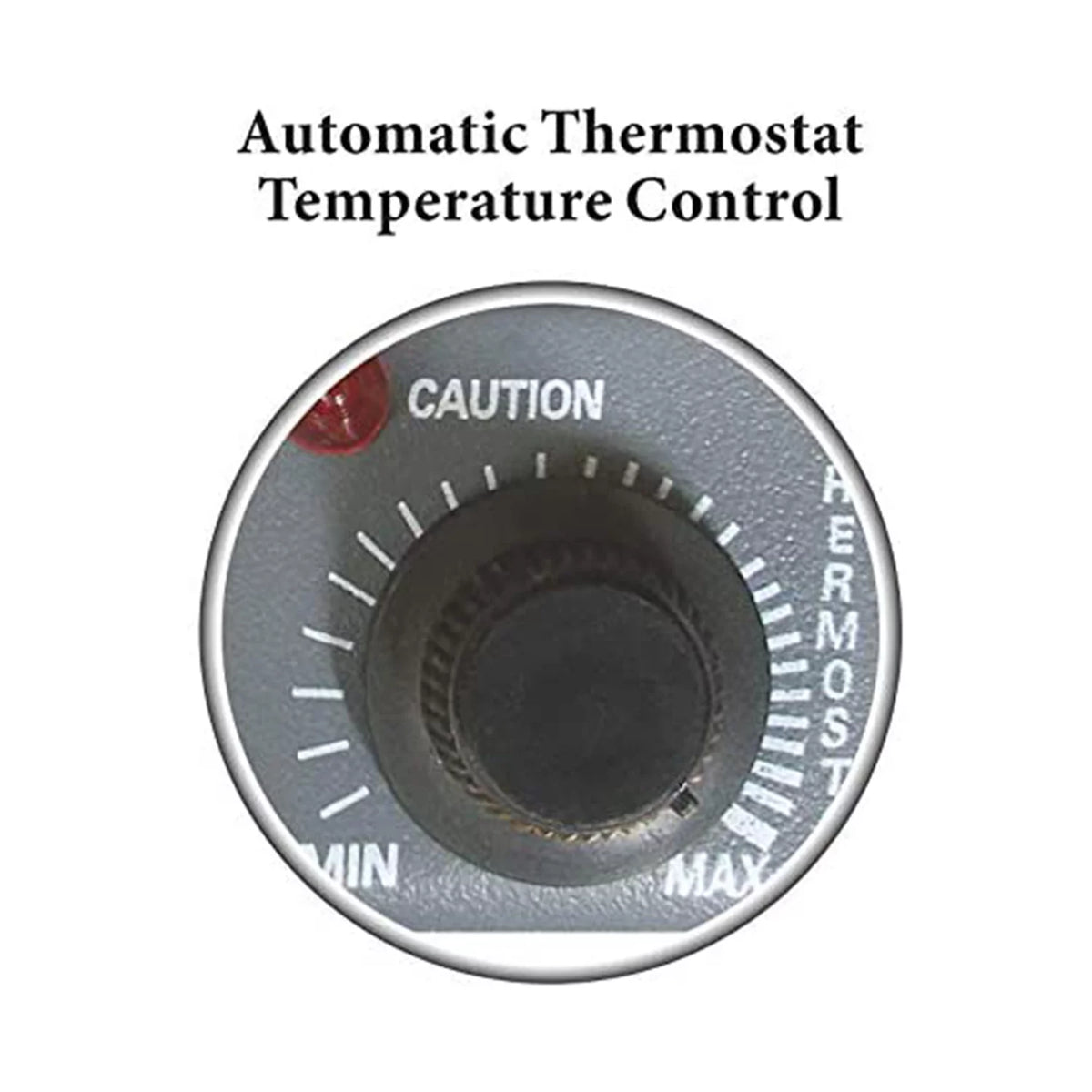 White Mini Compact Utility Personal Space Heater with Thermostat P871