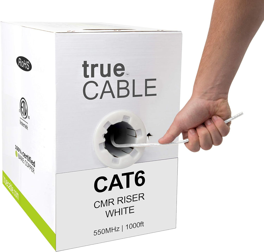 Green 1000ft Cat6 Riser Bulk Ethernet Cable N65265