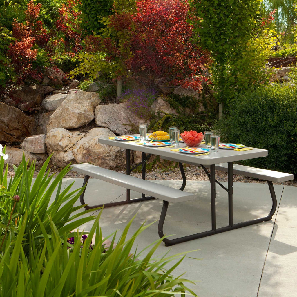 6 Foot Polyethylene Picnic Table T211425
