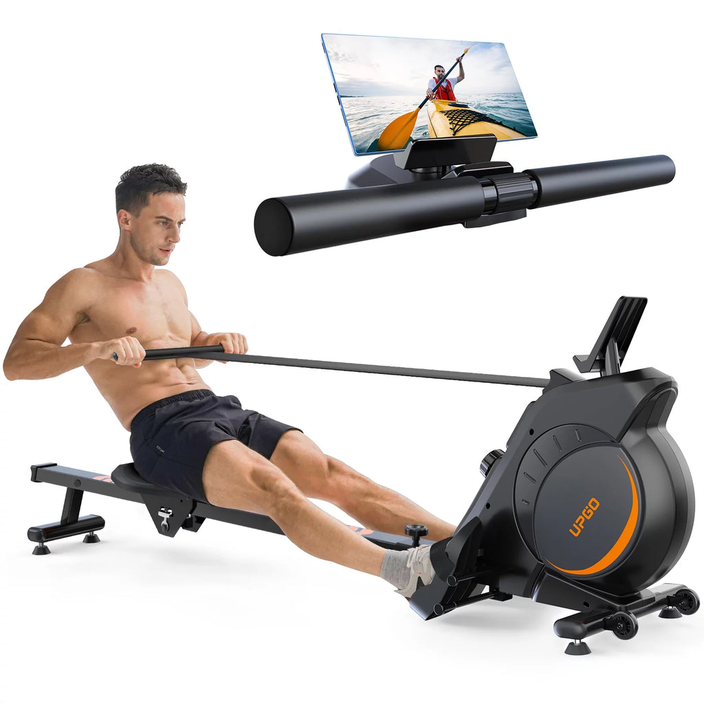 Magnetic Rowing Machine 350lbs Weight Capacity 8 Level Resistance V5226