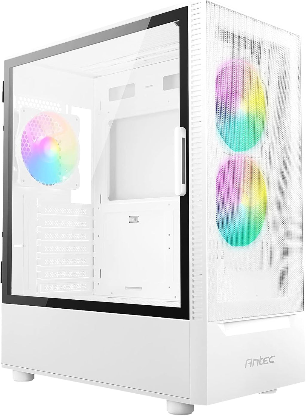 ATX Mid-Tower Case with Tempered Glass Side Panel, Black, Pack of 2 M741379