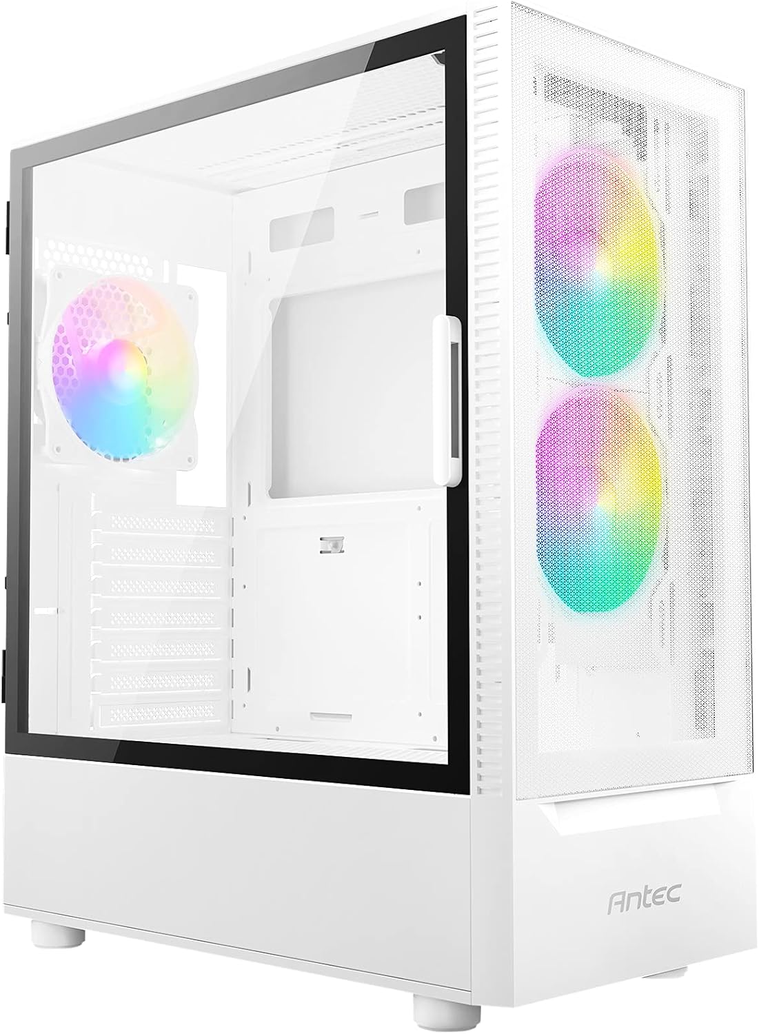 ATX Mid-Tower Case with Tempered Glass Side Panel, Black, Pack of 2 M741379