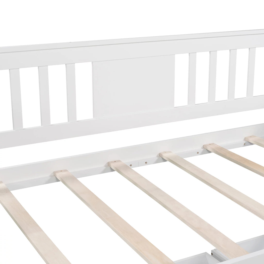 Twin Size White Daybed with Two Drawers P748165
