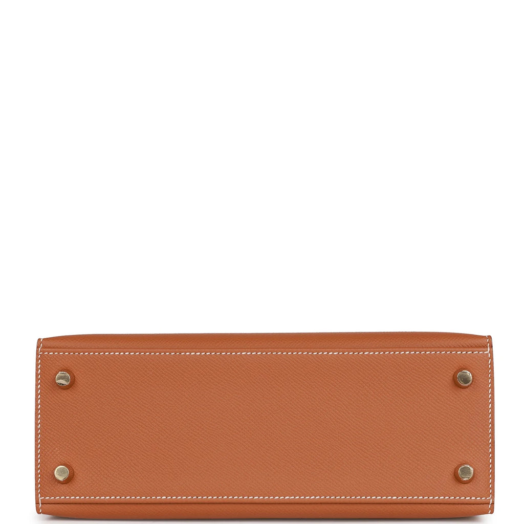 Gold Epsom Leather Handbag R8637