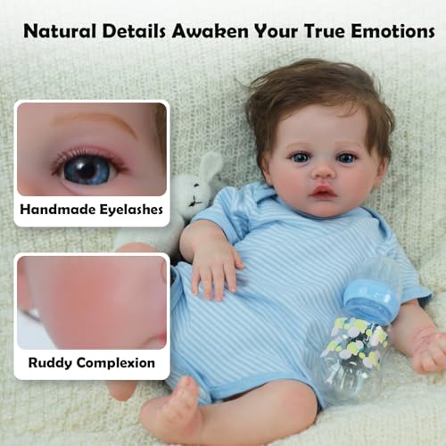 18 Inch Realistic Newborn Soft Body Baby Dolls with Accessories H4477