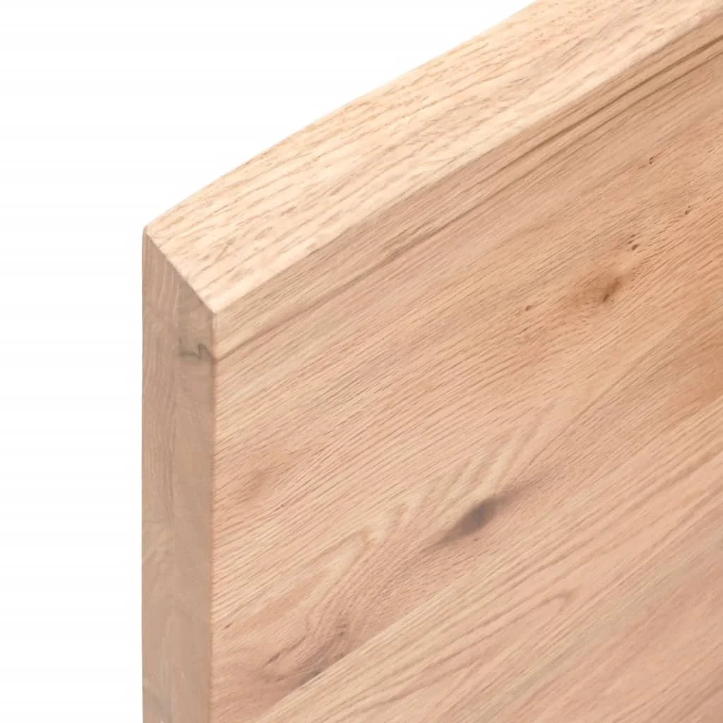 Light Brown Treated Solid Wood Live Edge Table Top V434
