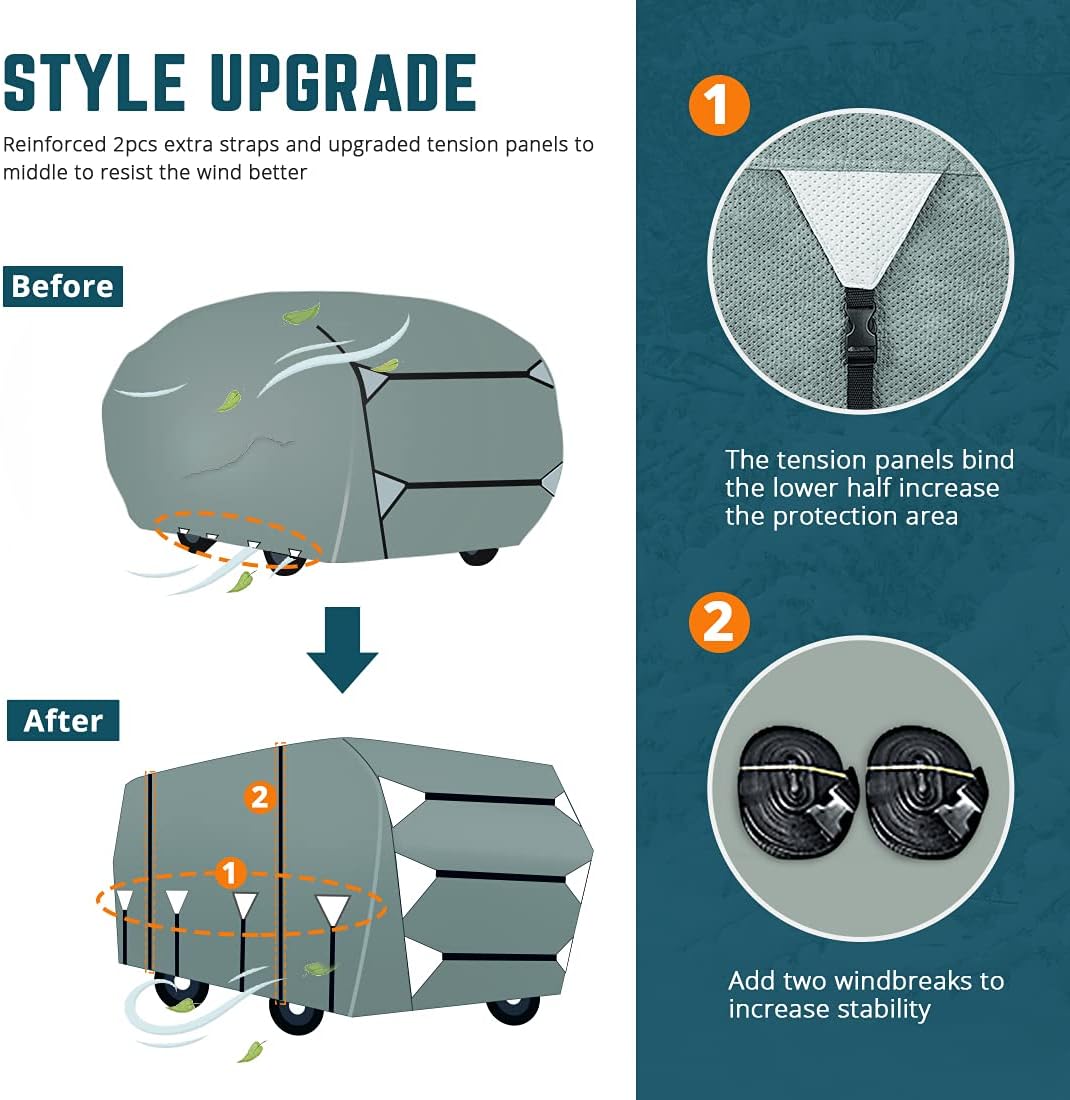 Class A RV Cover Fits 40'-43' Motorhome X917