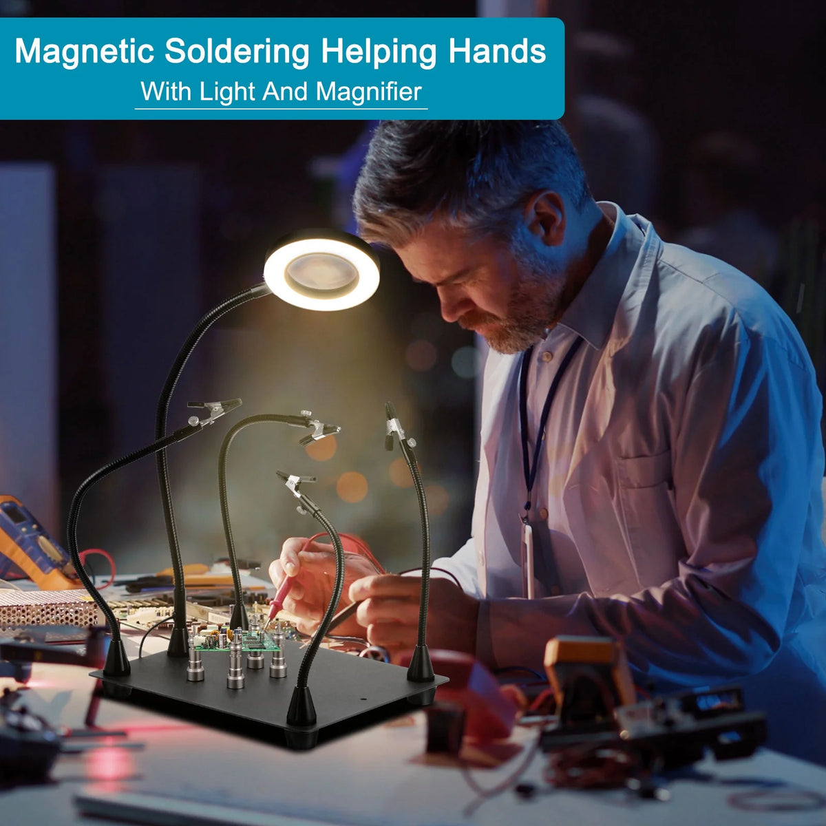 Four Arms Soldering Helping Hands Tool Y96808